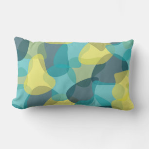 Coussin Rectangle Camouflage, moderne, cool, tendance, géométrique u