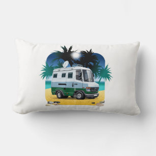Coussin Rectangle Camper de dessin