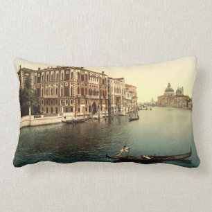 Coussin Rectangle Canal de Grands vintage Venise II