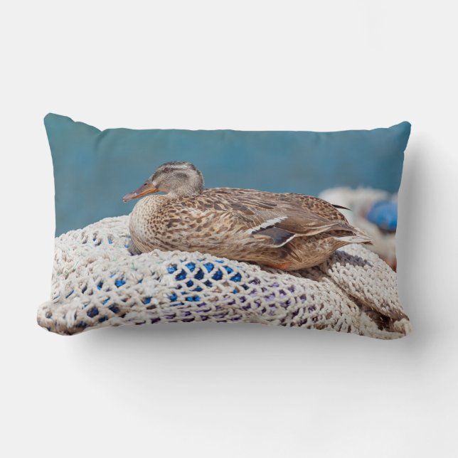 Coussin Rectangle Canard de repos (Recto)