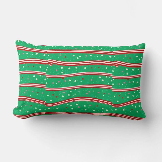 Coussin Rectangle "Candy Delight Printed Throw Oreiller. (Recto)