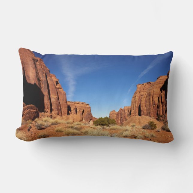 Coussin Rectangle Canyon rouge de roche (Recto)