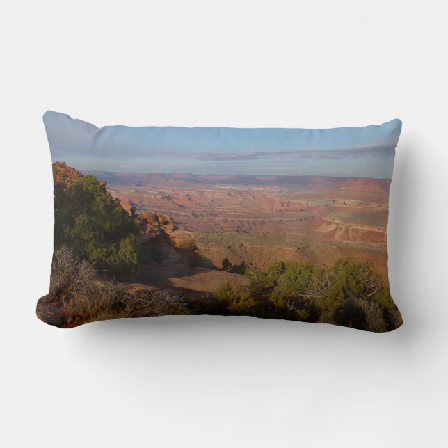 Coussin Rectangle Canyonlands Vue depuis Grand View Point Trail (Recto)