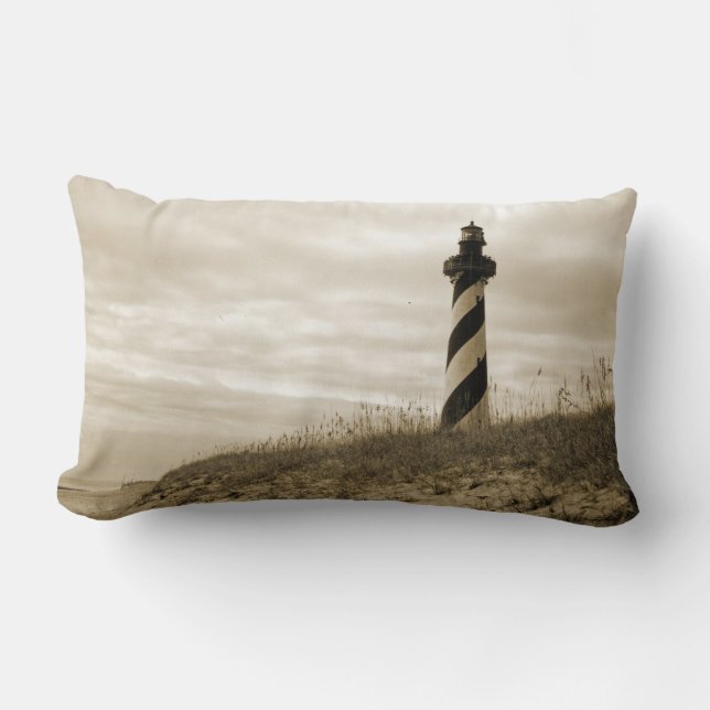 Coussin Rectangle Cape Hatteras Lighthouse (Recto)