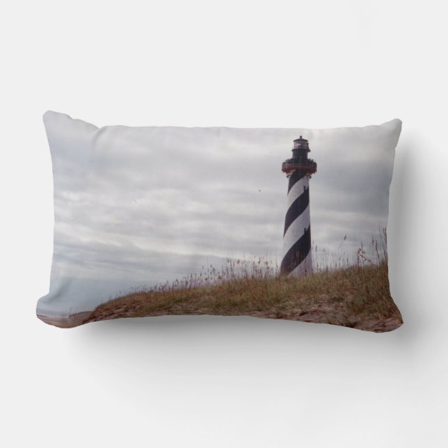 Coussin Rectangle Cape Hatteras Lighthouse (Recto)