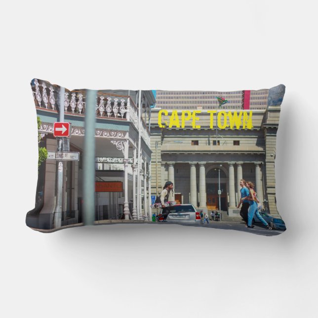 Coussin Rectangle Cape Town City Long Street Afrique du Sud (Recto)