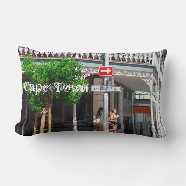 Coussin Rectangle Cape Town City Long Street Afrique du Sud (Recto)