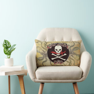 Coussin Rectangle Capitaine Papa - Embracé par Deep Deep