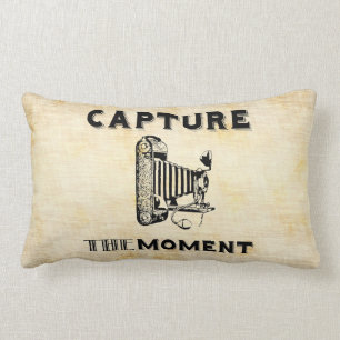 Coussin Rectangle Capturez le photographe vintage d'appareil-photo