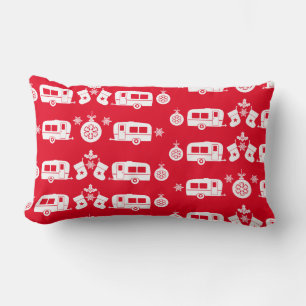 Coussin Rectangle Caravan Joyeux Camping de Noël