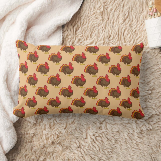 Coussin Rectangle Caricature mignonne Turquie (Couverture)