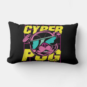 Coussin Rectangle Carlin numérique Chien Carlin Cool
