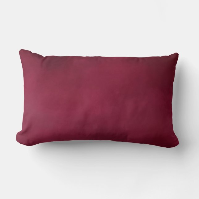 Coussin Rectangle Carmine Rouge doux Pastel Couleur Tone (Recto)