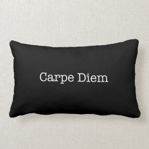 Coussin Rectangle Carpe Diem saisissent la citation de jour -