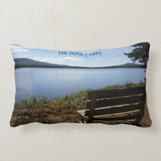 Coussin Rectangle Carreau de camps de région sauvage d'étang de Tim