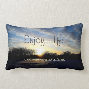 Coussin Rectangle Carreau de inspiration de citation de moments de