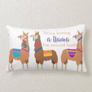 Coussin Rectangle Carreau de lama
