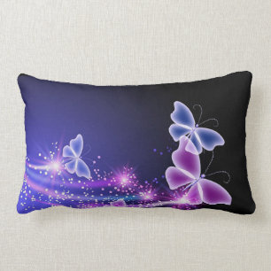 Coussin Rectangle Carreau de papillons