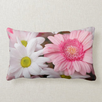 Coussin Rectangle Carreaux - fleurs de Gerbera de marguerite