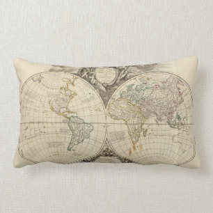 Coussin Rectangle Carte 8 du monde