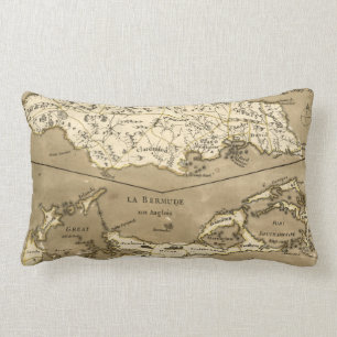 Coussin Rectangle CARTE : La JAMAÏQUE, 1767