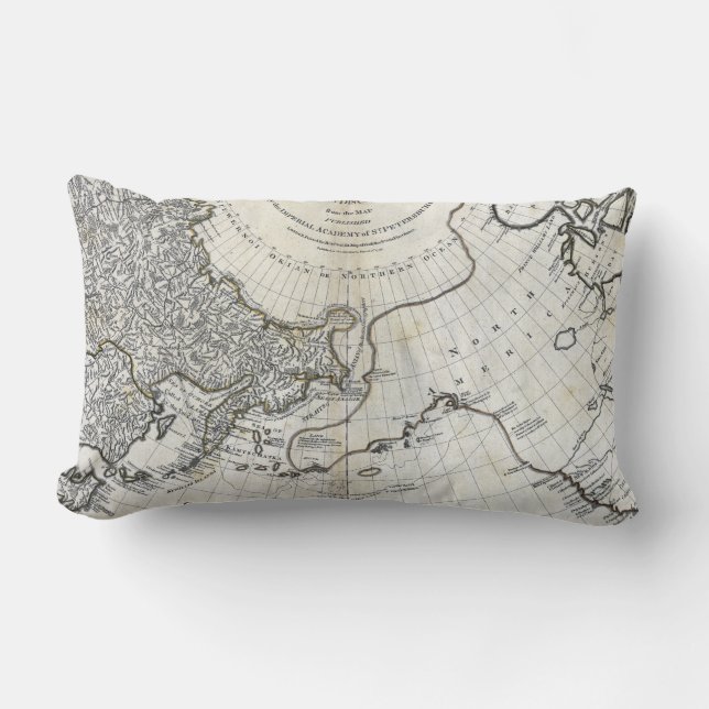 COUSSIN RECTANGLE CARTE : NORTH PACIFIC (Recto)