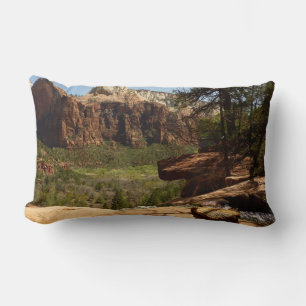 Coussin Rectangle Cascade aux Emerald Pools dans le parc national de