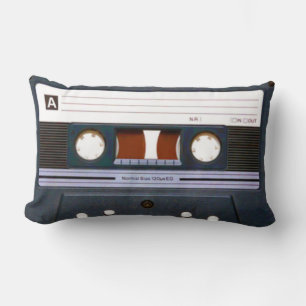 Coussin Rectangle Cassette Rétro