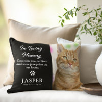Cat Photo & Sympathie Citation Pet Loss Memorial