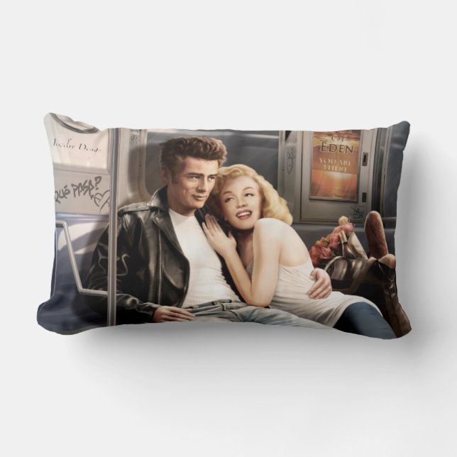 Coussin Rectangle Cavaliers de souterrain (Recto)