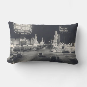 Coussin Rectangle Centre-ville vintage Las Vegas