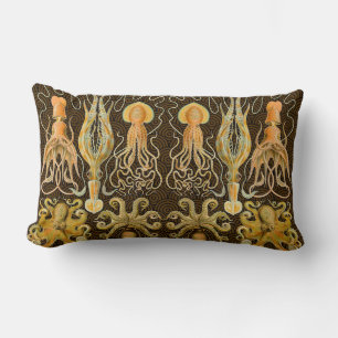 Coussin Rectangle Cephalopod poulpe calmar Nature marine