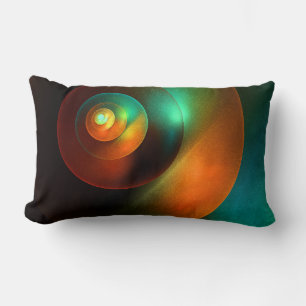 Coussin Rectangle Cercles colorés Motif d'art Abstrait moderne #18
