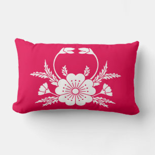 Coussin Rectangle Cerisier en forme de crabe