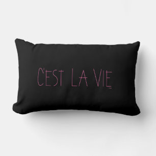 Coussin Rectangle C'est la vie, c'est la vie