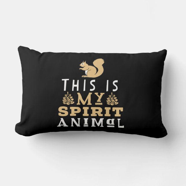 Coussin Rectangle C'Est Mon Esprit Animal (Recto)