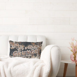Coussin Rectangle C'est un style GRUNGE Rousty Letters