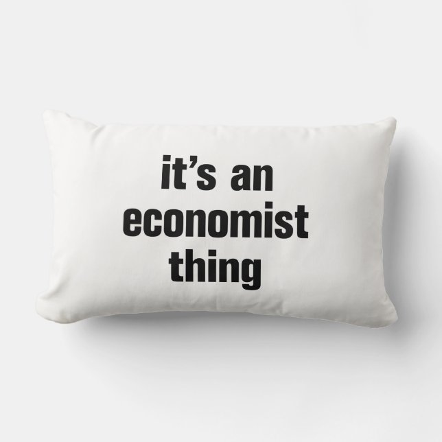 Coussin Rectangle c'est une chose économiste (Recto)