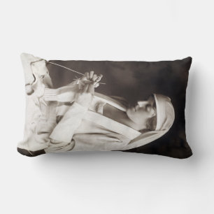 Coussin Rectangle Chandail de tricot de soins infirmiers WWI