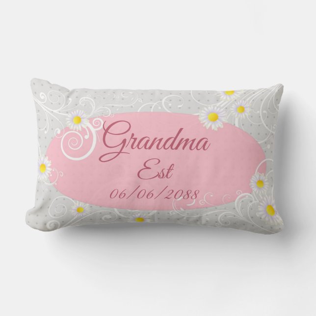 Coussin Rectangle Changer N'Importe Quel Texte Grand-Mère Est Grande (Recto)