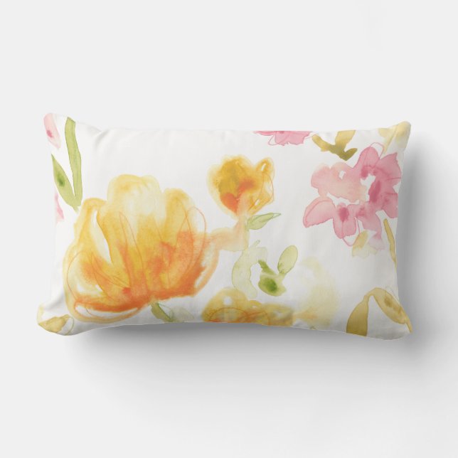 Coussin Rectangle Chanson florale I (Recto)