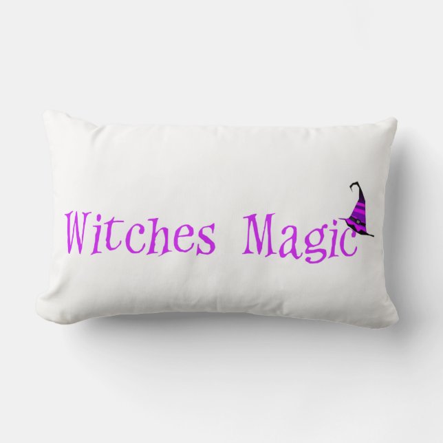 Coussin Rectangle Chapeau Magique de Sorcière (Recto)