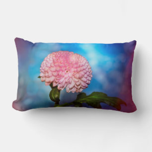 Coussin Rectangle Charme de fleurs en rose