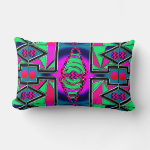 Coussin Rectangle Charme géométrique moderne :