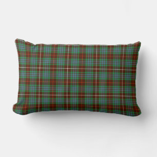 Coussin Rectangle Chasse Brown et verte du Fraser Clan Plaid