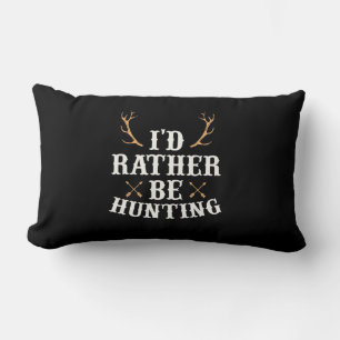 Coussin Rectangle Chasseur Préférerait Chasser