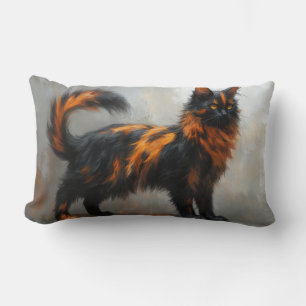 Coussin Rectangle Chat flufflye maine coon 