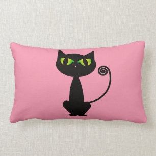 Coussin Rectangle Chat noir