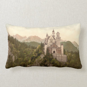 Coussin Rectangle Château de Neuschwanstein, Bavière, Allemagne