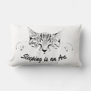 Coussin Rectangle Chaton dormant